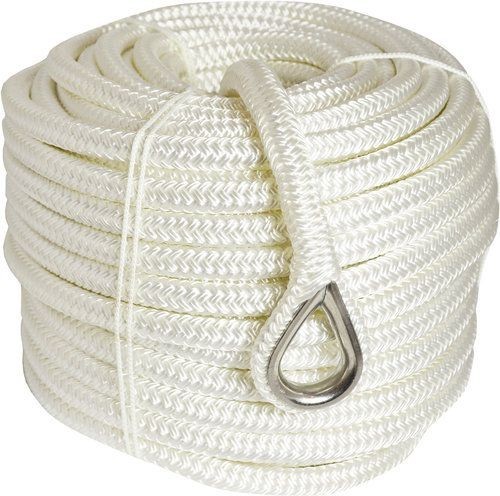 [QM-1397032] 1852 Aussière d’ancre blanche avec cosse 40 m