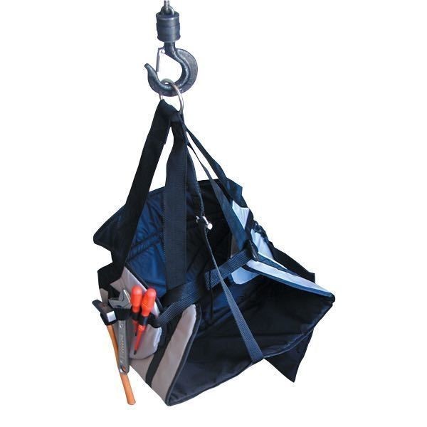 [GT-1160631] ForSail Sedia da marinaio con cinghia sottocoscia regolabile e borsa porta-attrezzi