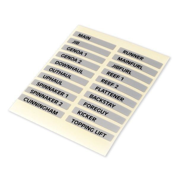 [RU-1310264] Rutgerson Kit d’étiquettes pour bloqueur de cordage (anglais)