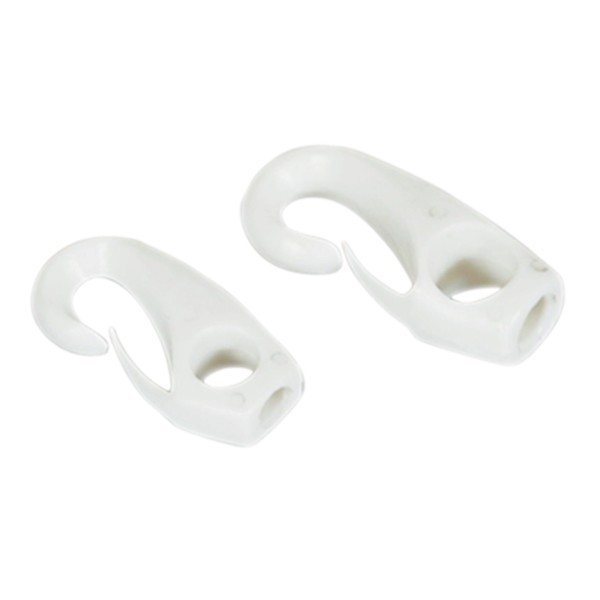 [XX-1397604] Nuova Rade Nylon-Karabinerhaken weiß für Sicherheitsleine