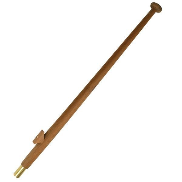 [RO-1123236] Asta portabandiera Roca in teak D=32mm L= 1500mm 
