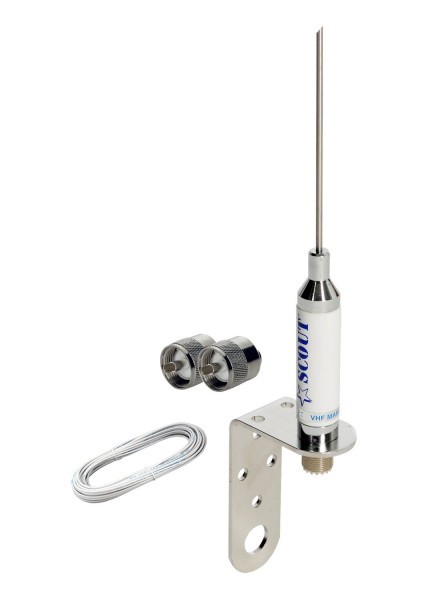 [SC-SA-NVHF00016] Antenne VHF Scout KM-3A en acier inoxydable