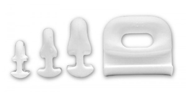 [SE-2030-8] Corredera de mástil Seldén (SM1335/HA458) 14 / 4 x 30mm NYL Blanco