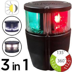 [MA-00117] Mantagua NAVIPRO 2NM Tricolore avec feu de mouillage + stroboscopique + Night & Day