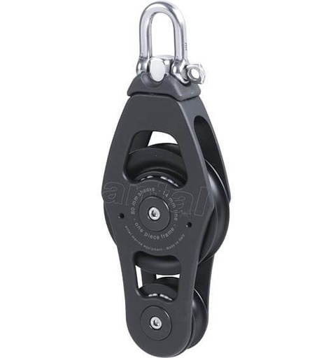 [AN-00807] Antal OPF Poulie violon Ø80 avec manille
