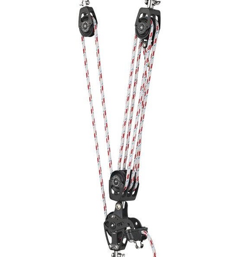 [AN-E7/60] Antal Palan d’écoute de grand-voile 7:1 - Complet, Réas 60 & 50