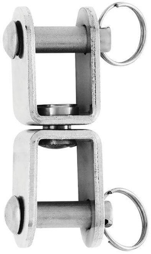 [WI-2461] Wichard Émerillon - Fourche / Fourche - Plaque bombée - Longueur : 45 mm