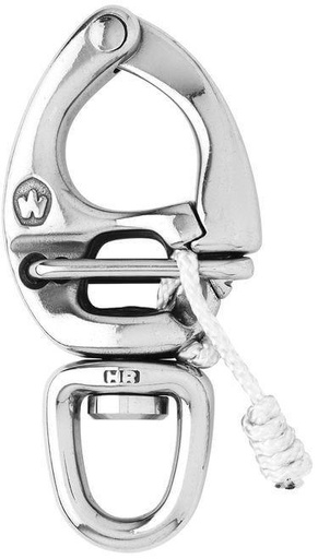 [WI-2675] Wichard HR Snap Shackle - Swivel, Std Bail, Length 90 mm
