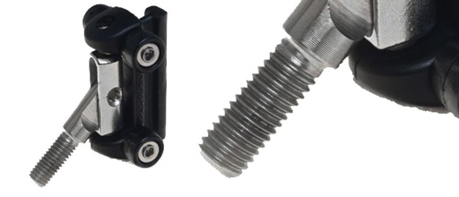 [RU-1535-23-05] Rutgerson Carrello Battcar High Load 23mm x 15,5mm con filettatura M10