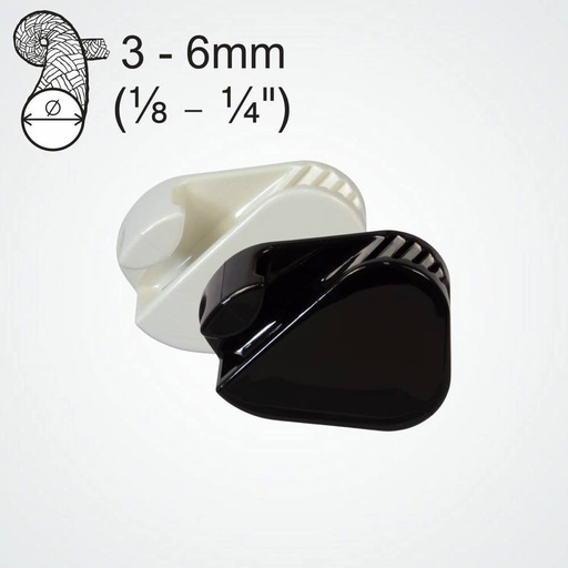 Clamcleat CL223 Nylon Loop-Klemme für 3-6mm Leinen