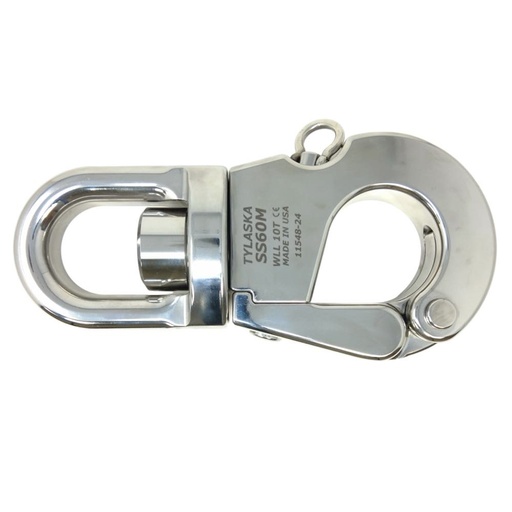 [T-SS60M] Tylaska Tylaska SS60M Plunger-Pin zertifizierter Lasthaken - Standard-Bügel