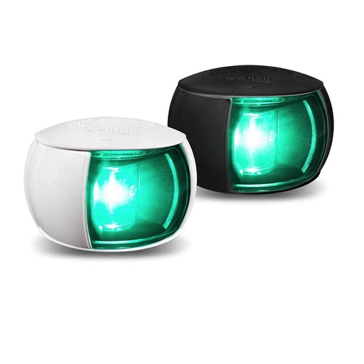 HELLA NaviLED Compact 2NM Starboard Navigation Light - Coloured Lens, 2.5m cable