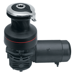 [H-40.2STEA12H] Harken 40 Eléctrico 2 velocidades (Horizontal) 12V Winche Radial de aluminio (Manual 2 velocidades)