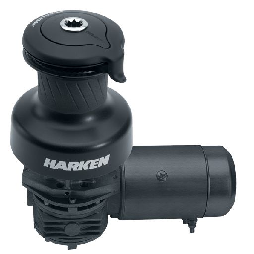 [H-40.2STEP12H] Harken 40 2 Velocità Elettrico (Orizzontale) 12V Winch Performa in Alluminio (Manuale 2 Velocità)