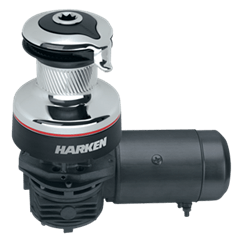 [H-60.2STEC24H] Harken 60 Eléctrico 2 velocidades (Horizontal) 24V Winche Radial cromado (Manual 2 velocidades)