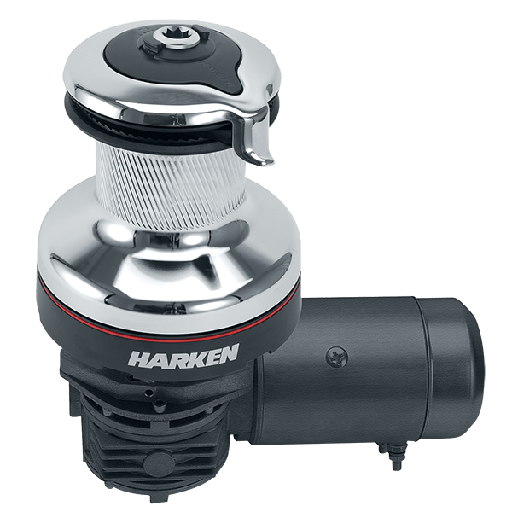 [H-60.3STEC24H] Harken 60 Eléctrico 3 velocidades (Horizontal) 24V Winche Radial cromado (Manual 3 velocidades)