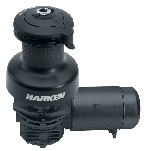 [H-80.3STEP24H] Harken 80 Eléctrico 3 velocidades (Horizontal) 24V Winche Performa de aluminio (Manual 3 velocidades)