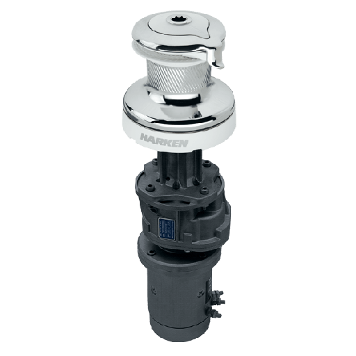 [H-60.2STECW12V] Harken 60 2 vitesses électrique (vertical) 12V Winch Radial blanc (manuel 2 vitesses)