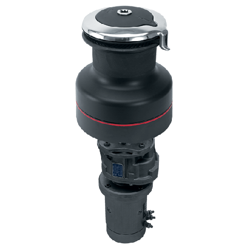 [H-80.2STEA24V] Harken 80 Eléctrico 2 velocidades (Vertical) 24V Winche Radial de aluminio (Manual 2 velocidades)