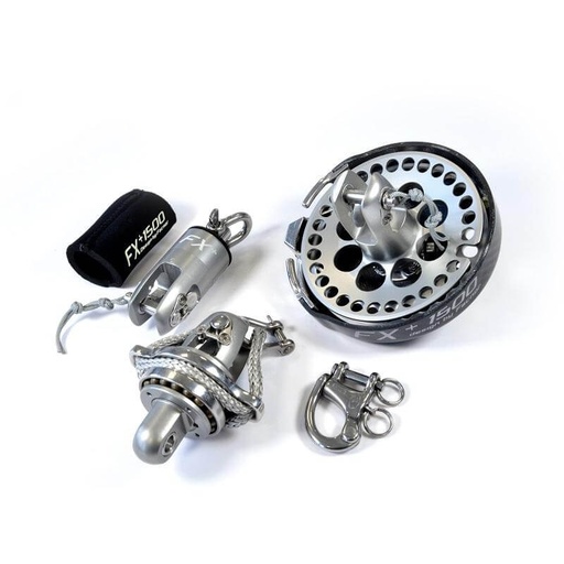 [F-FX+1500-TDA+] Facnor FX+1500 FAST kit enrouleur - De haut en bas, tambour & émerillon