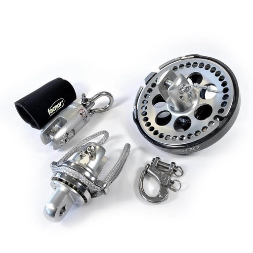 [F-FX+2500-TDA+] Facnor FX+2500 FAST kit enrouleur - De haut en bas, tambour & émerillon