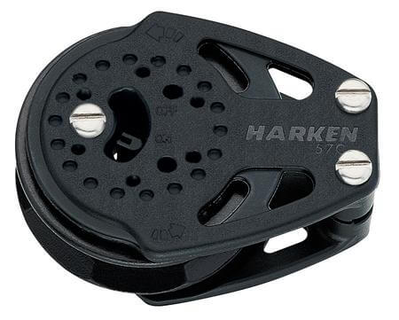 [H-2137] Harken 57mm Bozzello Carbo a cricchetto a guancia