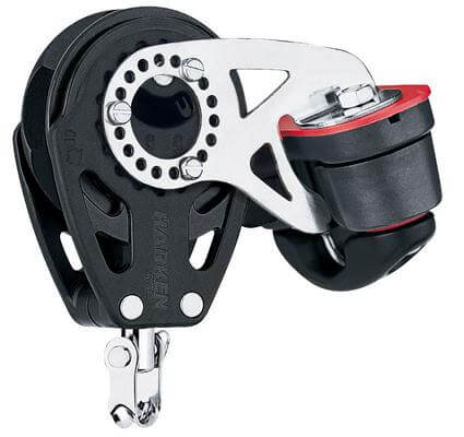 [H-2138] Harken 57mm Bozzello Carbo a cricchetto w/ strozzascotte a camme