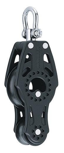 [H-2655] Harken 40mm Carbo Block - Violín, giratorio, simple