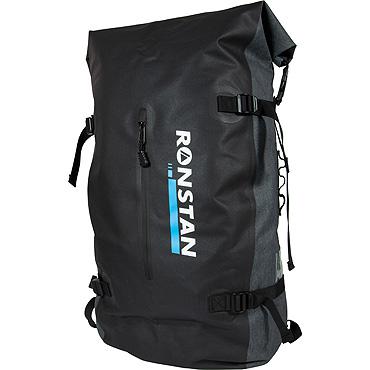 [R-RF4014] Ronstan Dry Roll-Top 55L Rucksack, Schwarz & Grau