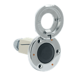 [H-BRS102/S] Harken Interruptor electrónico estanco de acero inoxidable — Función única, con protector