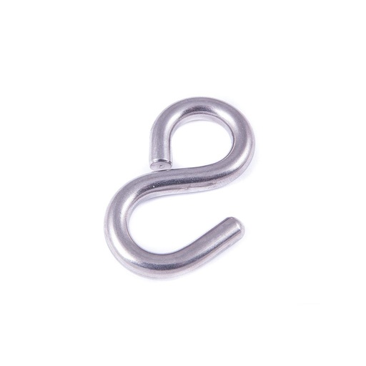 [SU-25.28] Sea Sure Gancho en 'S' inox. (A/Inox) material Ø 8mm