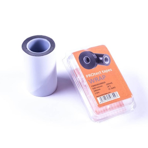 [PT-PWB500100020] PROtect Wrap - Selbstverschweißend 500 Mikron Schwarz 100mm x 2m
