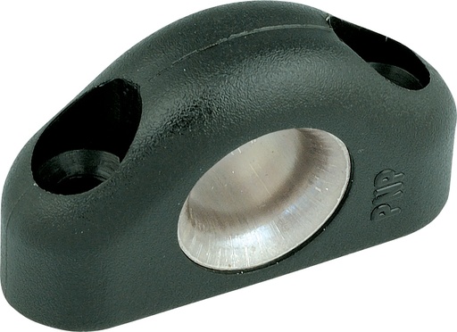 [R-PNP121] Ronstan Pasacabos revestido en acero inoxidable, ID8.5mm Negro