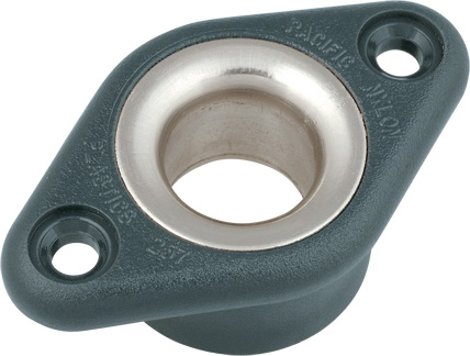 [R-PNP257] Ronstan Boccola, da avvitare, con rivestimento in acciaio inox, 13mm ID x 13mm profondità