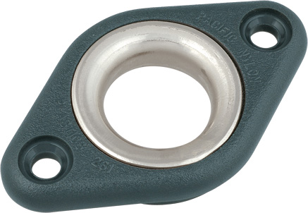 [R-PNP261] Ronstan Bague, à visser, chemisée inox, Ø int. 15mm x profondeur 5mm